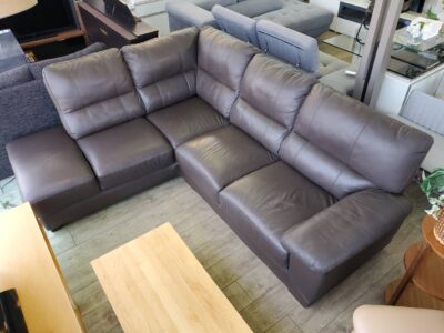 本革使用 コーナーソファ L字ソファ カウチソファ 大型ソファ 合皮 半皮 ハイバックソファ ハイバックタイプ ソファ モダン ダークブラウン シンプルデザイン リサイクルショップ 再良市場 天白 名東 昭和 千種 瑞穂 緑 日進 豊明 東郷 おススメ オススメ お洒落 オシャレ 中古