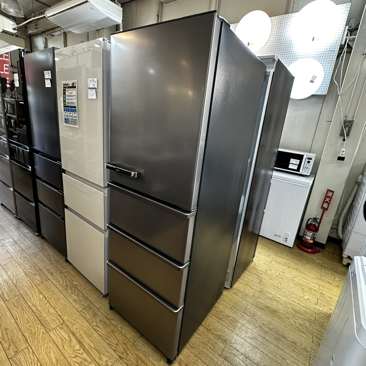 ★ジモティ割あり★ AQUA 冷蔵庫 AQR-V43PL(S) 430L 2024年製 動作確認／クリーニング済み KJ9219 アクア AQUA 冷蔵庫 4ドア 433L 左開き Delie＋(デリエ・プラス