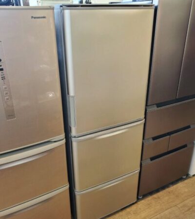 SHARP　シャープ　350L　3ドア　冷蔵庫　冷凍冷蔵庫　2023年製　SJ-W359K　マットシャンパンカラー　どっちもドア　左右開き　両開き　ローウエスト設計　節電モード　　　リサイクルショップ　再良市場　天白　名東　昭和　千種　瑞穂　緑　日進　豊明　東郷　おススメ　オススメ お洒落　オシャレ　中古