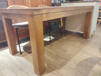 CRASH GATE 関家具 DECO デコテーブル W160 古木 アトムチェア ダイニング5点セット 2