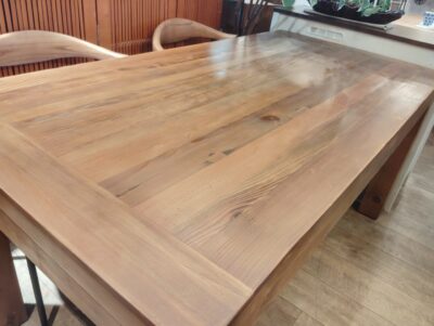 CRASH GATE 関家具 DECO デコテーブル W160 古木 アトムチェア ダイニング5点セット 3