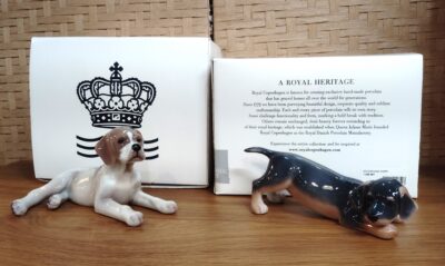 ロイヤルコペンハーゲン ROYAL COPENHAGEN 陶器 アニマル イヌ ビーグル ダックスフンド 仔犬