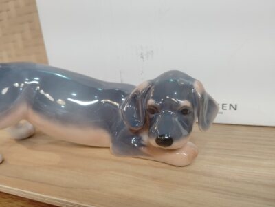 ロイヤルコペンハーゲン ROYAL COPENHAGEN 陶器 アニマル イヌ ビーグル ダックスフンド 仔犬 6