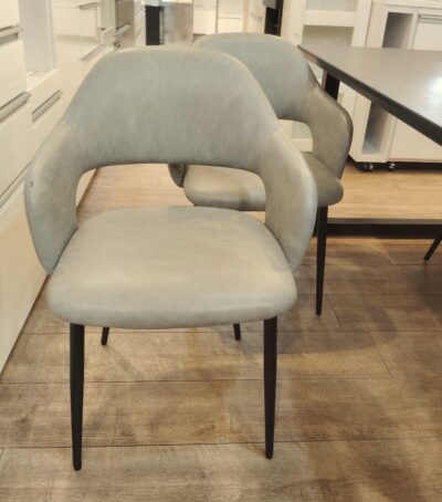 ダイニングセット 石調 スチール脚 幅150 アームチェア アームベンチ メラミン調天板 コンクリ模様 スタイリッシュ ダイニング4点セット 食卓セット 4