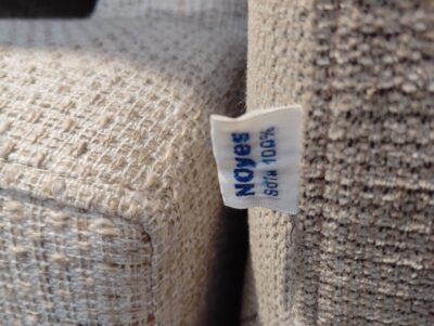 NOYES New SUGER Hi-Back Modern ベージュ系 脚付き フェザークッション 2シーターソファ 3