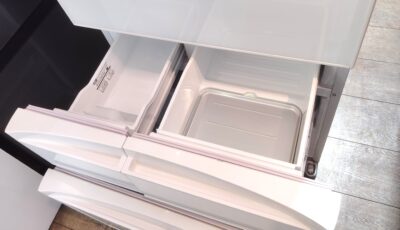 TOSHIBA 2021年製 GR-T41GXH(EW) グランホワイト うるおいラップ野菜室 一気冷凍 411L 5ドア 冷凍冷蔵庫 7