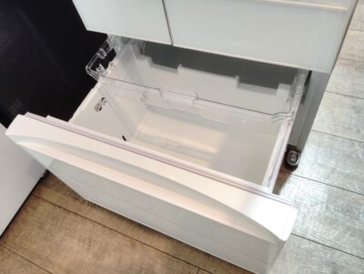 TOSHIBA 2021年製 GR-T41GXH(EW) グランホワイト うるおいラップ野菜室 一気冷凍 411L 5ドア 冷凍冷蔵庫 8