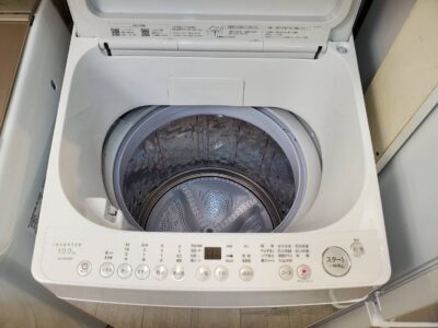SHARP シャープ 10.0kg 洗濯機 全自動洗濯機 10kg シルバー系 上開き 2024年製 高年式 洗剤自動投入 大容量 穴なし槽 コンパクト 節水 ウォーターポンプ方式 サイクロン洗浄 無線LAN対応 COCORO WASH ほぐし運転 静音 インバーター制御 ES-S10JBK リサイクル 最良市場 天白区 名東区 昭和区 千種区 瑞穂区 緑区 日進市 豊明市 東郷町 買取 出張買取 高価買取 販売 お値打ち 特価 1点物 1点モノ 早い者勝ち おすすめ 中古品 中古美品 キレイ