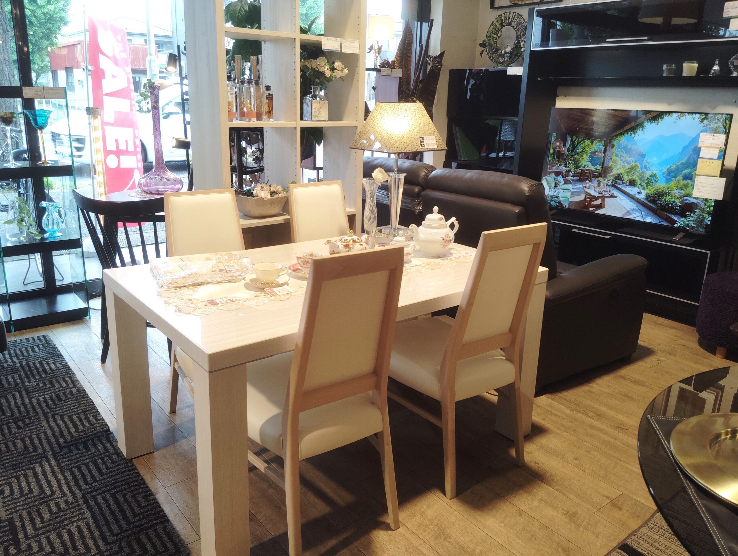 ハイグロス天板☆】シギヤマ家具 セーヌⅡ SEINEⅡ ハイグロス天板 UV