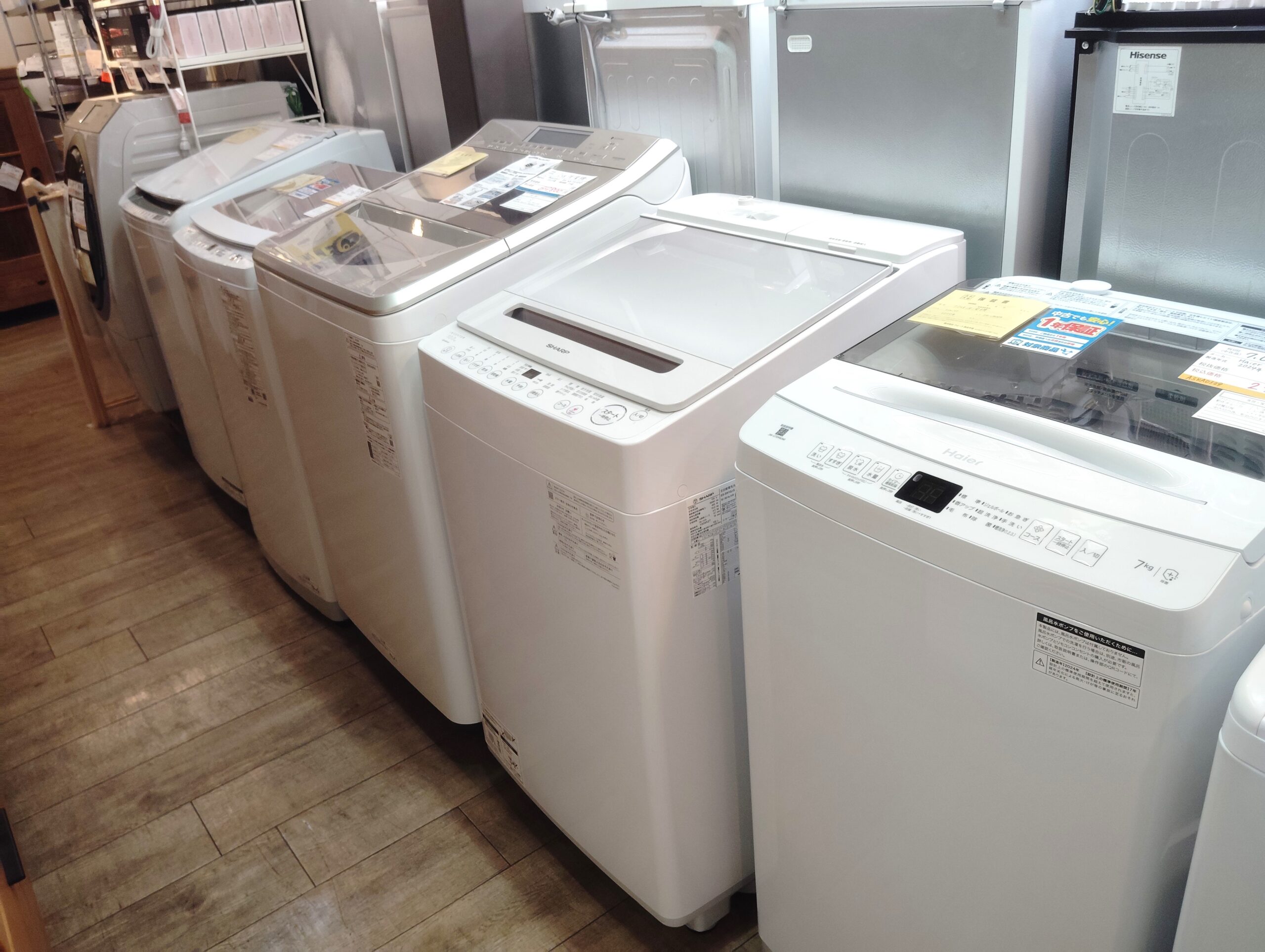 高年式☆】SHARP 2025年製 ES-SW10J インバーター 穴なし槽 洗剤柔軟剤