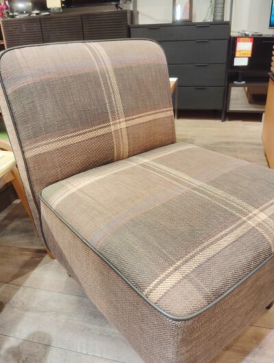 CRASHGATE クラッシュゲート CHELSEA SOFA チェルシー 一人掛け チェック柄 ブラウン系 1シーターソファ 3