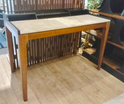 ART STONE FURNITURE ラバーウッド ホテルライク パソコンデスク ストーン調 リアルストーン ワークデスク 