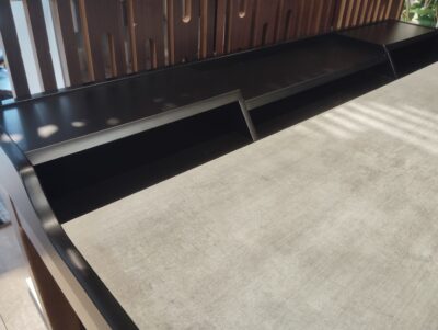 ART STONE FURNITURE ラバーウッド ホテルライク パソコンデスク ストーン調 リアルストーン ワークデスク 1