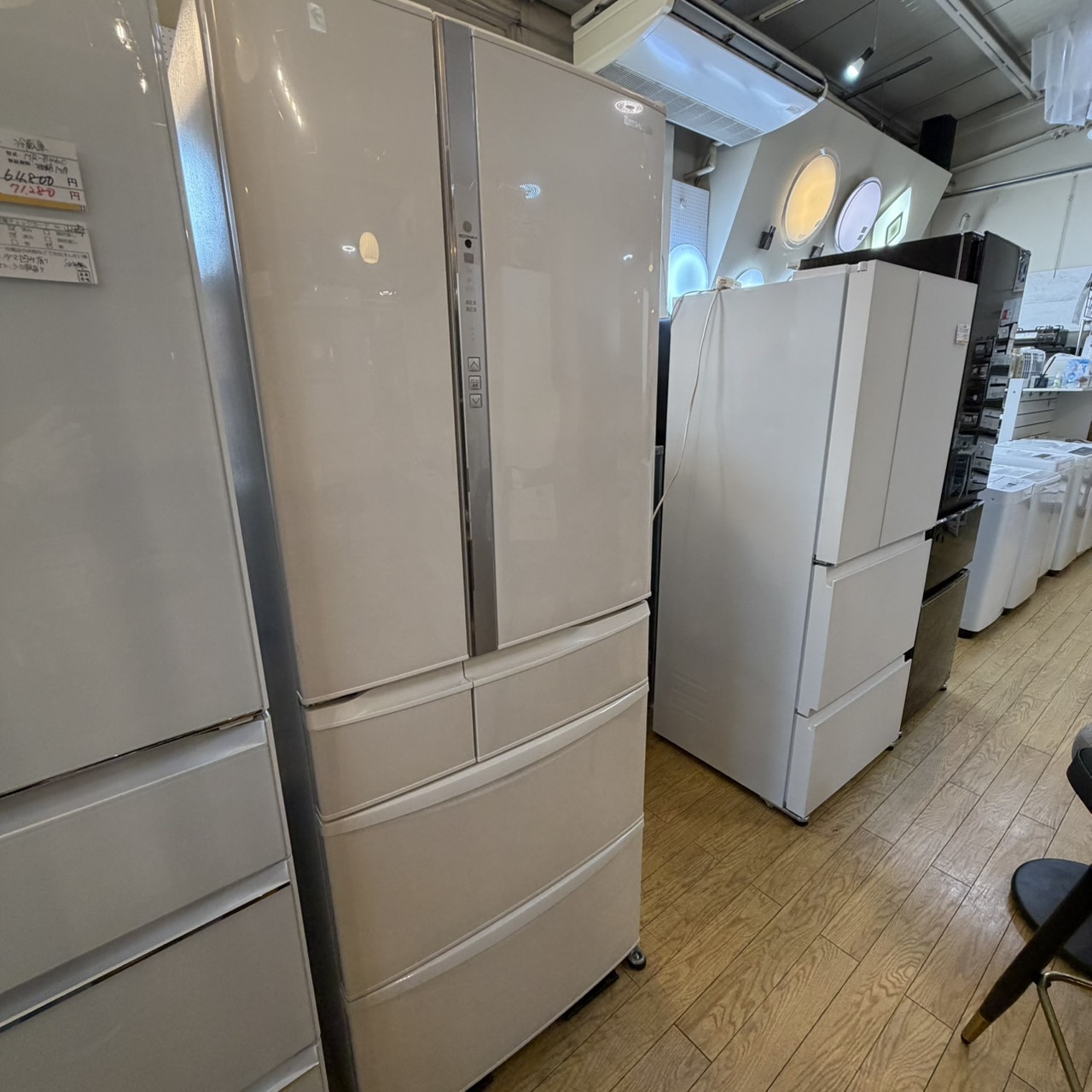 中古】Panasonic(パナソニック) 冷蔵庫451L 2022年製 NR-FV458-W