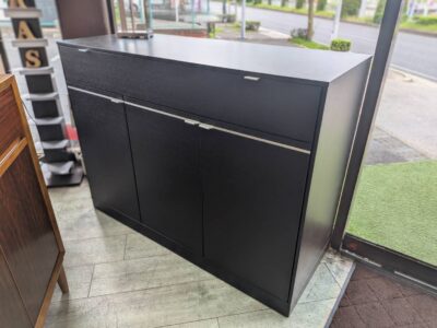 FUCHU FURNITURE 府中家具 サイドボード キャビネット リビング収納 リビングボード 収納ボックス 収納棚 壁面収納 モダン ダークブラウン シンプル チェスト 木製 テレビボード テレビ台 リサイクルショップ 再良市場 天白 名東 昭和 千種 瑞穂 緑 日進 豊明 東郷 おススメ オススメ お洒落 オシャレ 中古