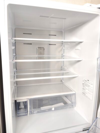 Hisense ハイセンス HR-G3601W ガラスホワイト うるおい野菜室 急速製氷 スタンダードモデル 358L 3ドア 冷蔵庫 2