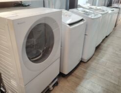 Panasonic 2021年製 Cuble キューブル ヒーター乾燥 右開き マットホワイト 日本製 7㎏洗い 3.5㎏乾燥 ななめドラム洗濯乾燥機 7