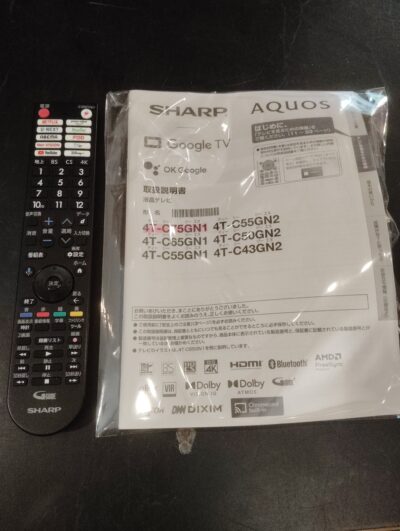 SHARP シャープ AQUOS アクオス 2025年製 4T-C75GN1 無線LAN 高画質 4K 75インチ 4K液晶テレビ 4
