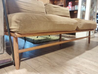 MOMO NATURAL CLOUD SOFA クラウド カーキ色 コーデュロイ 2シーターソファ 4