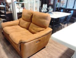関家具 RELAX FORM レザーテックス LT01 キャメル 2人掛け Baggio バッジオ 電動リクライニングソファ