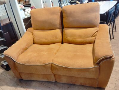 関家具 RELAX FORM レザーテックス LT01 キャメル 2人掛け Baggio バッジオ 電動リクライニングソファ 1