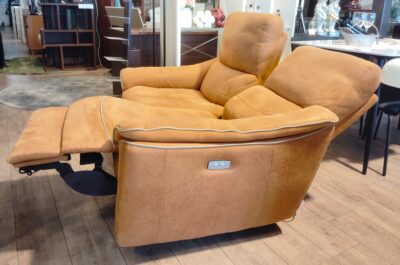 関家具 RELAX FORM レザーテックス LT01 キャメル 2人掛け Baggio バッジオ 電動リクライニングソファ 5