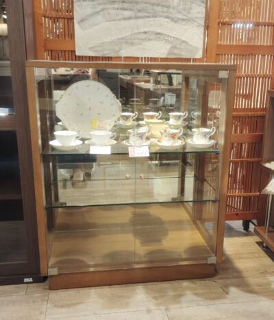 リビング家具 書斎家具 子供部屋 ホワイト系 ガラス 収納 飾り棚 コレクションケース 4