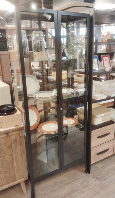 リビング家具 書斎家具 子供部屋 ホワイト系 ガラス 収納 飾り棚 コレクションケース 6