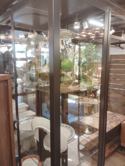 リビング家具 書斎家具 子供部屋 ホワイト系 ガラス 収納 飾り棚 コレクションケース 7