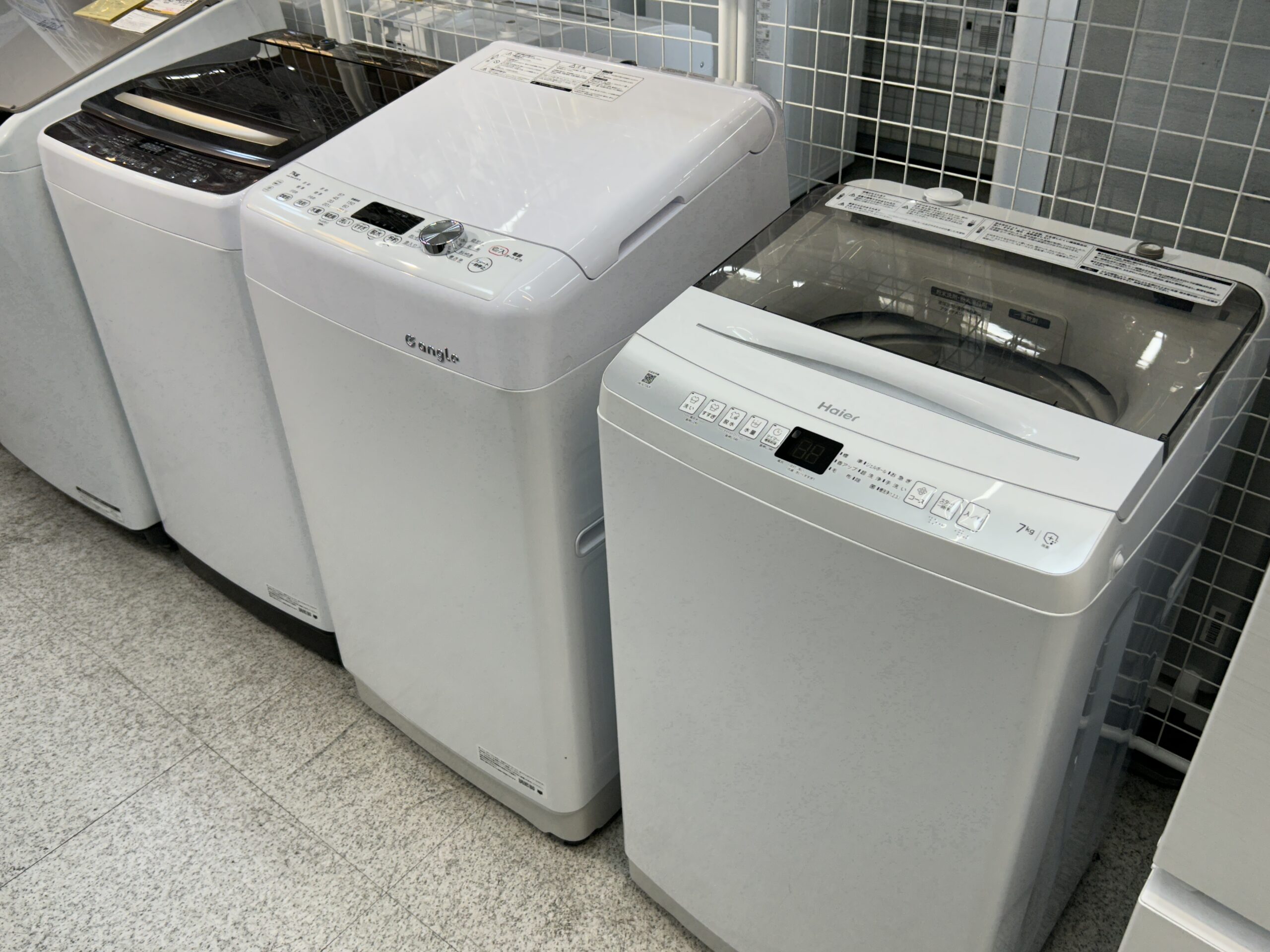 ハイセンス エディオン ハイアール 8Kg/7kg 全自動洗濯機 買取しました