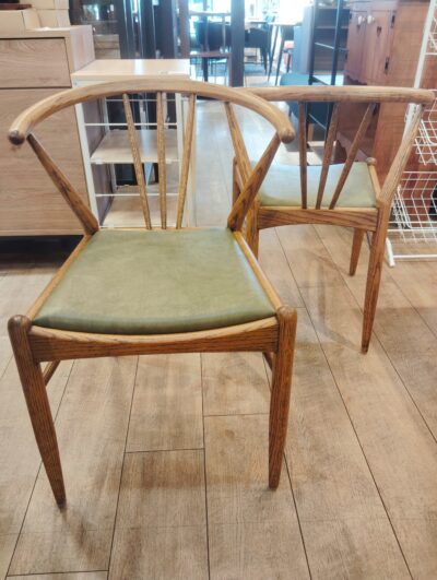 TOKYOinterior 東京インテリア OUK LIFE オークライフ ラウンド 丸型 天然木 直径110㎝ ダイニング5点セット 2