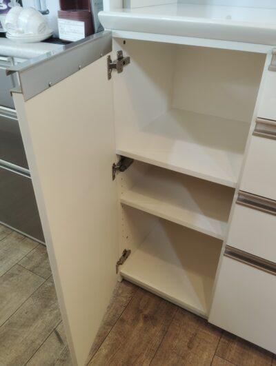 Pamouna パモウナ 幅100 キッチン収納 ホワイト ハイカウンター Hettich キッチンボード レンジボード 4