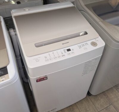 ☆SHARP シャープ 8.0㎏洗濯機 2024年製 ES-GV8H 大容量 穴なし槽 低