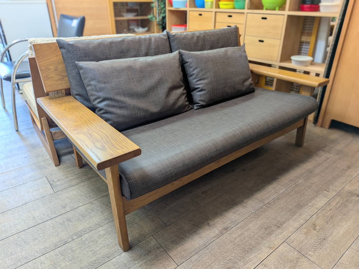 ☆HIDA 飛騨産業 2シーターソファ ALMO アルモシリーズ キツツキマーク