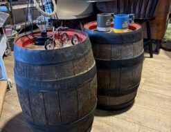 アンティーク　木目　ヴィンテージ　ビールたる　買取しました。