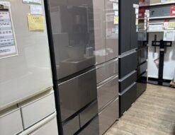 東芝　2023年　右開き　アッシュグレージュ　 465L冷凍冷蔵庫　買取しました