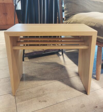 日進木工 アクセント ac-cent OAK オーク無垢材 サイドテーブル ナイトテーブル 2WAY SIDE TABLE NK-316-O 2