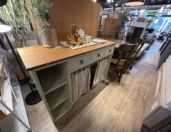 関家具　mam【マム】シリーズ　パイン材　キッチンキャビネット　買取しました。
