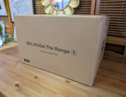 新品未使用品　BALMUDA　バルミューダ　TheRangeS　ザレンジS　ブラック　単機能レンジ　電子レンジ　KRN01JP　2025年製　20L　フラットテーブル　ヘルツフリー　も安　スタイリッシュ　クラシック　シンプル　簡単操作　コンパクト　遊び心　オート　マニュアル　ドリンクモード　冷凍ゴハンモード　解凍モード　リサイクルショップ　再良市場　天白　名東　昭和　千種　瑞穂　緑　日進　豊明　東郷　おススメ　オススメ お洒落　オシャレ