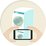 写真を撮影して商品名や年式と一緒に送信<